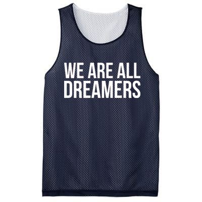 We are All Dreamers Support DACA Mesh Reversible Basketball Jersey Tank