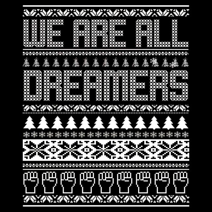 We Are All Dreamers Ugly Christmas Cooling Performance Crew T-Shirt