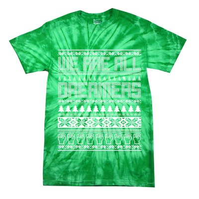 We Are All Dreamers Ugly Christmas Tie-Dye T-Shirt
