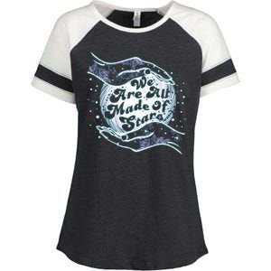 We Are All Made of Stars Enza Ladies Jersey Colorblock Tee