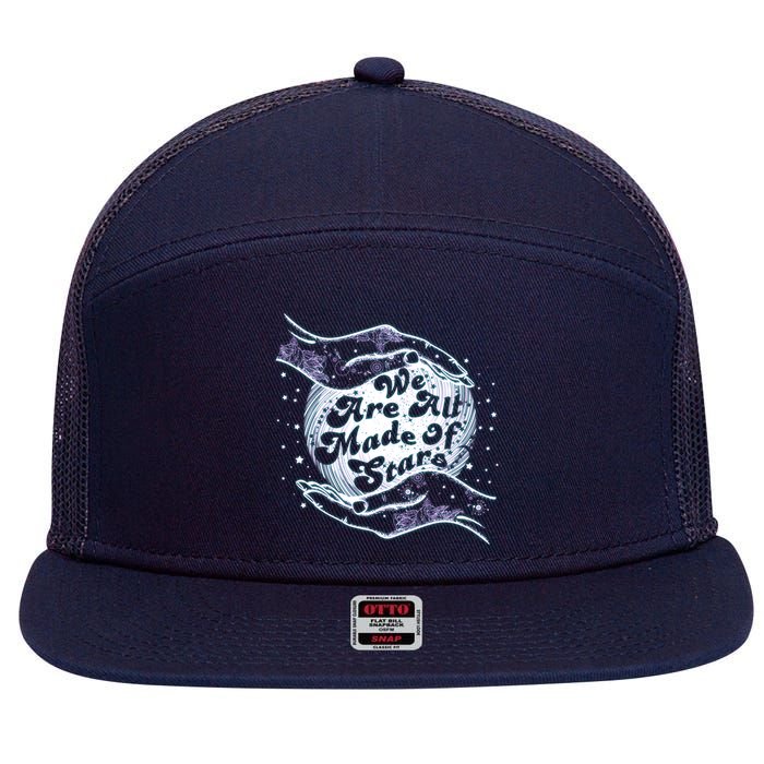 We Are All Made of Stars 7 Panel Mesh Trucker Snapback Hat