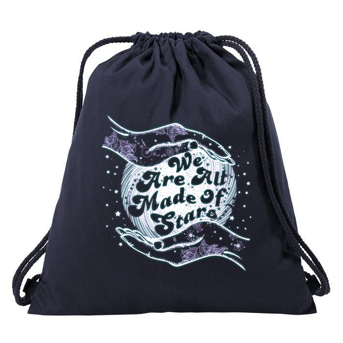 We Are All Made of Stars Drawstring Bag