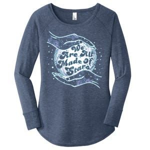 We Are All Made of Stars Women's Perfect Tri Tunic Long Sleeve Shirt