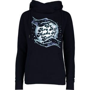 We Are All Made of Stars Womens Funnel Neck Pullover Hood