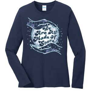 We Are All Made of Stars Ladies Long Sleeve Shirt