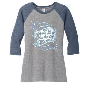 We Are All Made of Stars Women's Tri-Blend 3/4-Sleeve Raglan Shirt