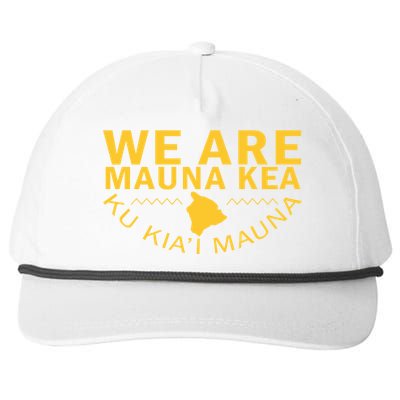 We Are Mauna Kea- Aloha Aina Snapback Five-Panel Rope Hat