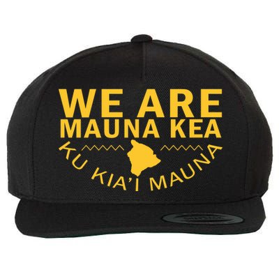 We Are Mauna Kea- Aloha Aina Wool Snapback Cap