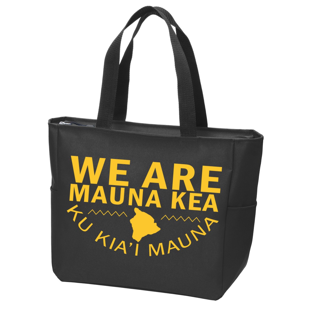 We Are Mauna Kea- Aloha Aina Zip Tote Bag