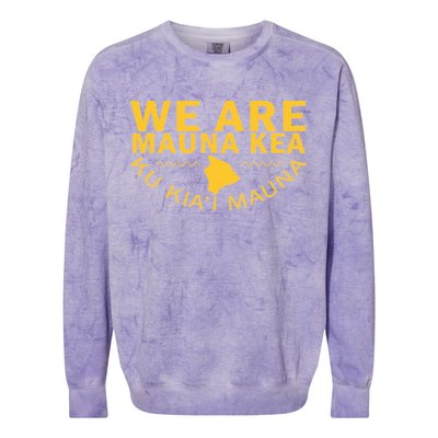 We Are Mauna Kea Colorblast Crewneck Sweatshirt