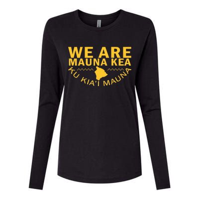 We Are Mauna Kea Womens Cotton Relaxed Long Sleeve T-Shirt