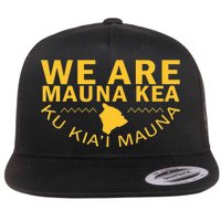 We Are Mauna Kea Flat Bill Trucker Hat