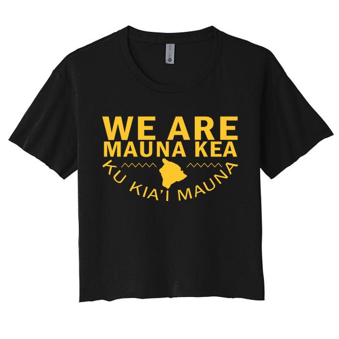 We Are Mauna Kea Women's Crop Top Tee