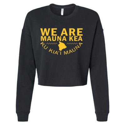 We Are Mauna Kea Cropped Pullover Crew