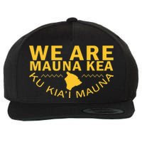 We Are Mauna Kea Wool Snapback Cap