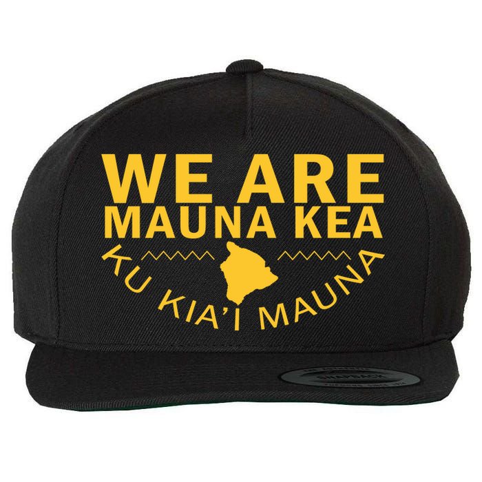 We Are Mauna Kea Wool Snapback Cap