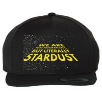 We Are Not Figuratively But Literally Stardust Wool Snapback Cap