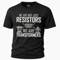 We Are Not Just Resistors We Are Transformers Science Cooling Performance Crew T-Shirt