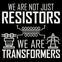We Are Not Just Resistors We Are Transformers Science Sustainable Bucket Hat