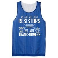 We Are Not Just Resistors We Are Transformers Science Mesh Reversible Basketball Jersey Tank