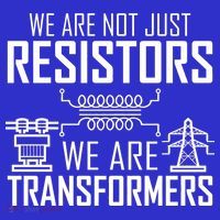 We Are Not Just Resistors We Are Transformers Science Tie Dye Hoodie