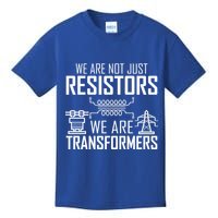 We Are Not Just Resistors We Are Transformers Science Kids T-Shirt