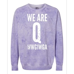 We Are Q Colorblast Crewneck Sweatshirt