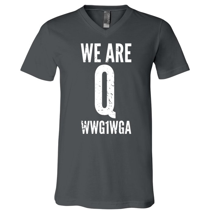 We Are Q V-Neck T-Shirt