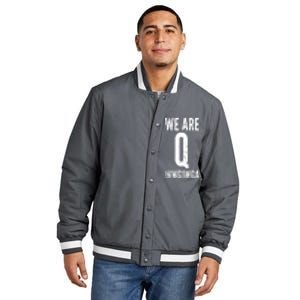 We Are Q Insulated Varsity Jacket