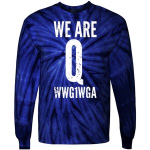 We Are Q Tie-Dye Long Sleeve Shirt