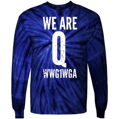 We Are Q Tie-Dye Long Sleeve Shirt