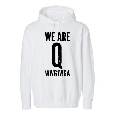 We Are Q Garment-Dyed Fleece Hoodie