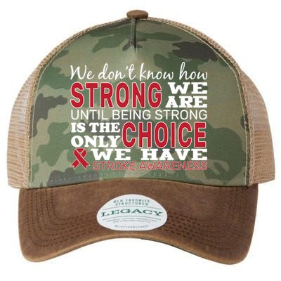 We Are Strong Stroke Awareness Legacy Tie Dye Trucker Hat