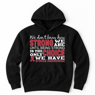 We Are Strong Stroke Awareness Hoodie