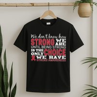 We Are Strong Stroke Awareness T-Shirt