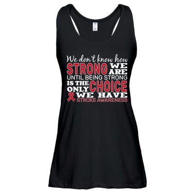 We Are Strong Stroke Awareness Ladies Essential Flowy Tank