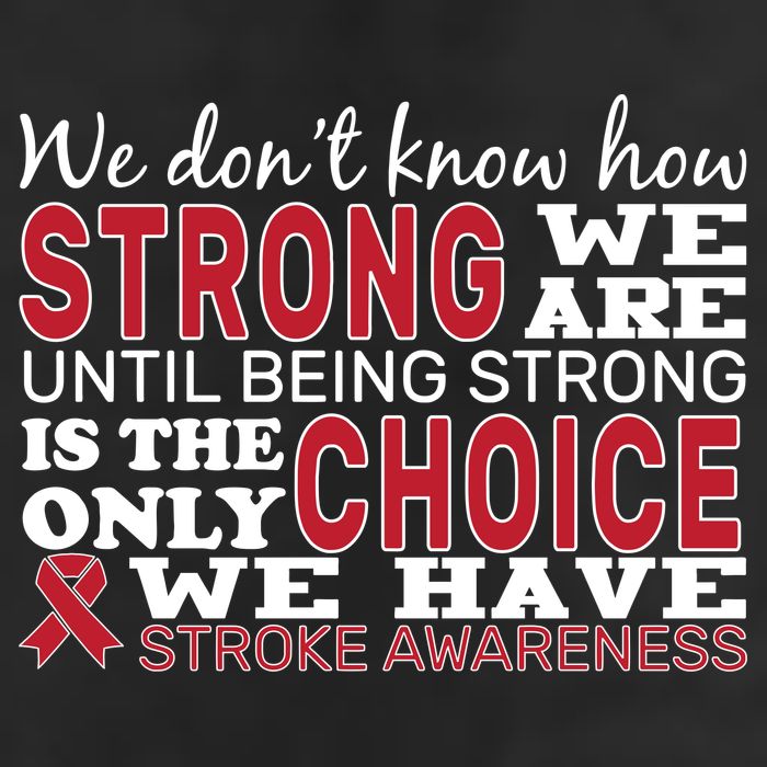 We Are Strong Stroke Awareness Golf Towel