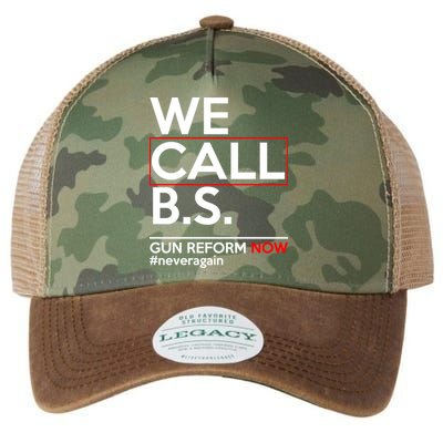 We Call B.S. Gun Reform Now #Neveragain Legacy Tie Dye Trucker Hat