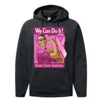 We Can Do It Fight Breast Cancer Performance Fleece Hoodie