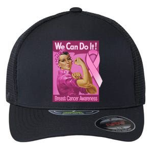 We Can Do It Fight Breast Cancer Flexfit Unipanel Trucker Cap