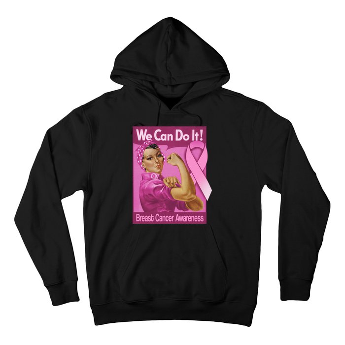 We Can Do It Fight Breast Cancer Hoodie