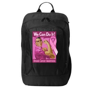 We Can Do It Fight Breast Cancer City Backpack