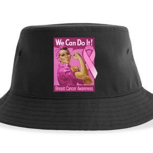 We Can Do It Fight Breast Cancer Sustainable Bucket Hat