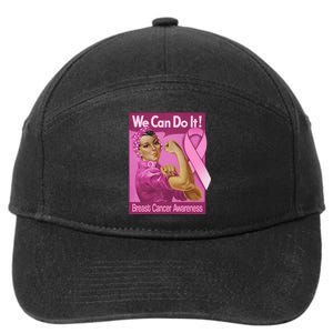 We Can Do It Fight Breast Cancer 7-Panel Snapback Hat