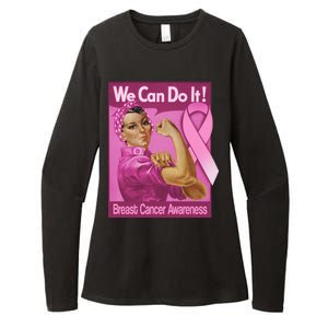 We Can Do It Fight Breast Cancer Womens CVC Long Sleeve Shirt