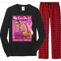 We Can Do It Fight Breast Cancer Long Sleeve Pajama Set