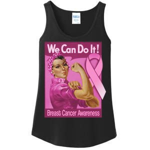 We Can Do It Fight Breast Cancer Ladies Essential Tank