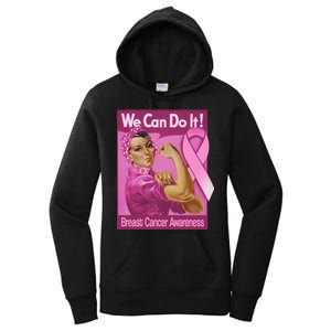 We Can Do It Fight Breast Cancer Women's Pullover Hoodie