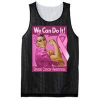 We Can Do It Fight Breast Cancer Mesh Reversible Basketball Jersey Tank