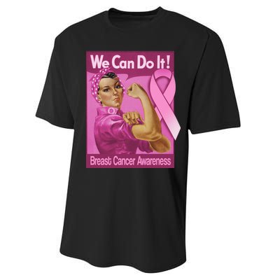 We Can Do It Fight Breast Cancer Performance Sprint T-Shirt